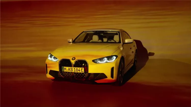 2021 BMW i4 electric car