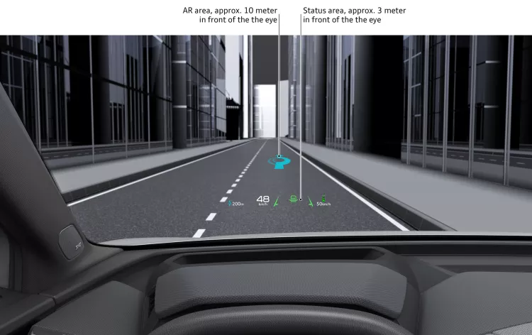 Audi Q4 e-tron Augmented reality display