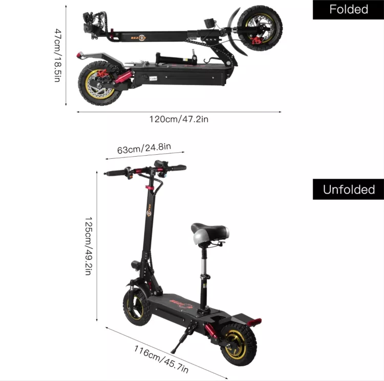 BEZIOR S1 - folding electric scooter