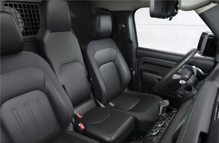 Land Rover Defender P400e interior
