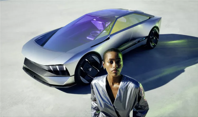 Peugeot Inception electric car
