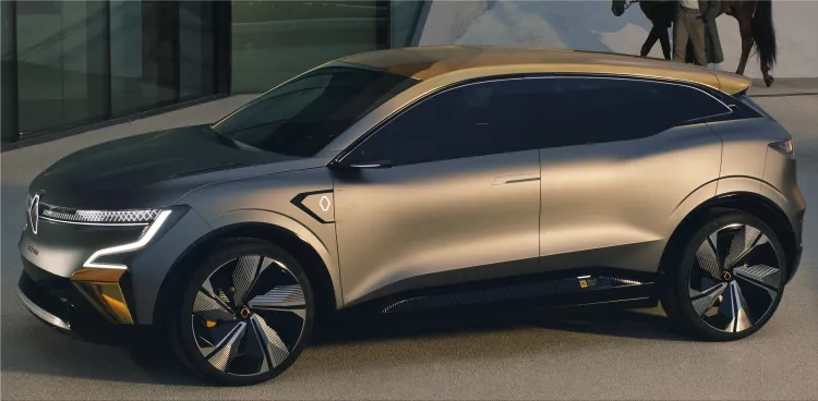 Renault Megane eVISION electric concept car