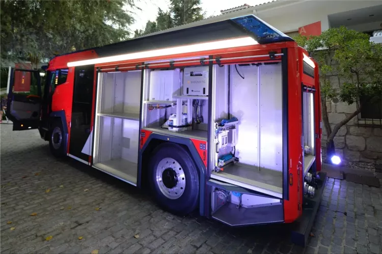 Rosenbauer RT 4x4 electric fire truck