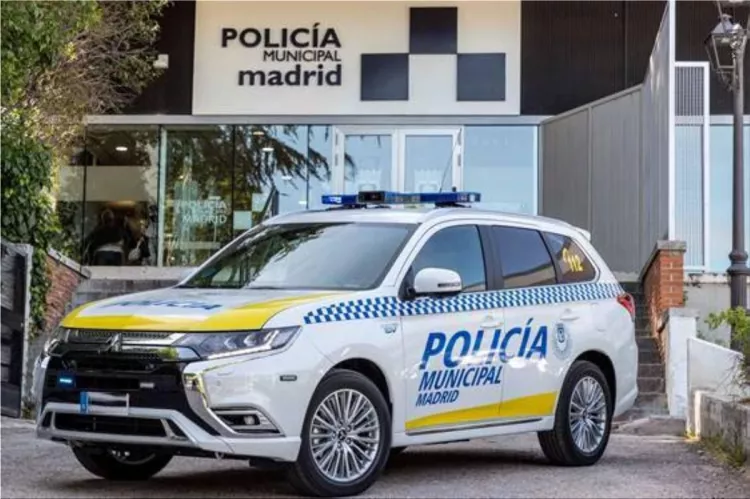 Madrid Police Department has acquired 23 units of the Mitsubishi Outlander PHEV