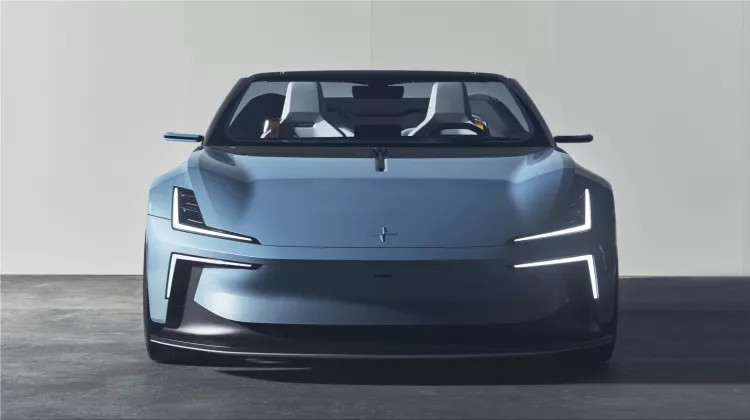 The new Polestar O2 is a futuristic electric sports car