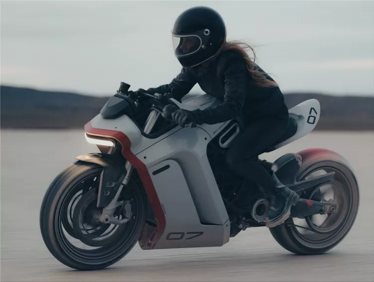 The Zero SR-X electric motorcycle is stunning and futuristic