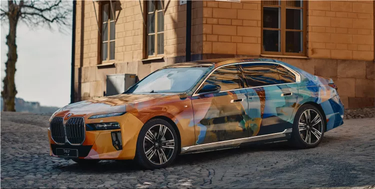 BMW i7: The Electric Art Car That Will Light Up Stockholm's Streets