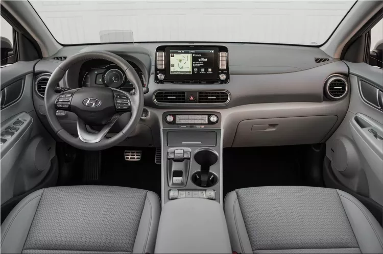 Hyundai Kona Electric car interior