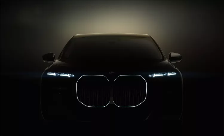 BMW i7 electric luxury sedan