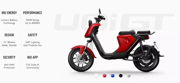 UQi GT electric scooter