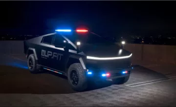 Tesla Cybertruck Patrol vehicle