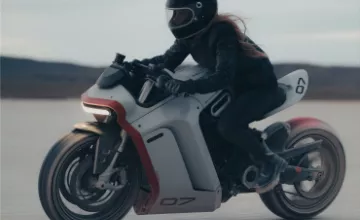 The Zero SR-X electric motorcycle is stunning and futuristic