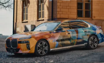 BMW i7: The Electric Art Car That Will Light Up Stockholm's Streets